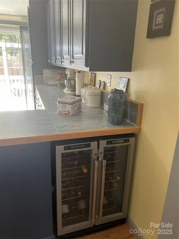 a room with gym equipment