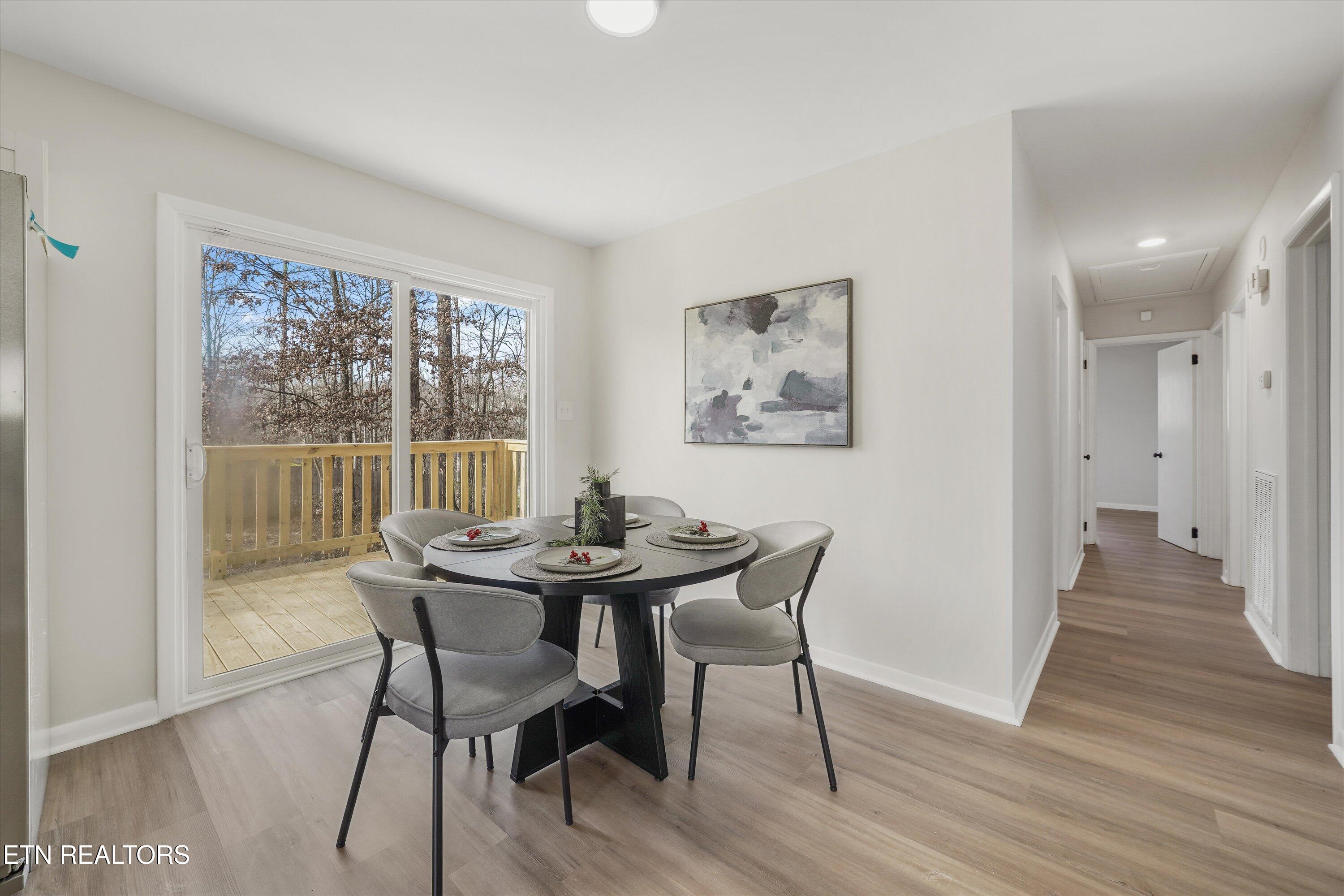 5817 Stoneleigh Road Knoxville, TN 37912 - Photo 13 of 29 Dining Area Opening to a Rear Deck