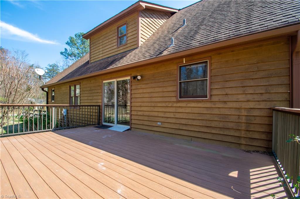 7011 Aplington Road Oak Ridge, NC 27310 - Photo 22 of 27 Large Composite Back Deck For Entertaining