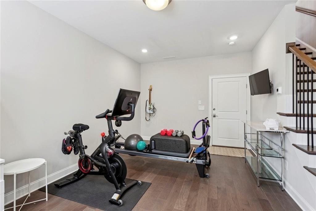 4219 Deming Circle Sandy Springs, GA 30342 - Photo 39 of 47 a view of a room with gym equipment