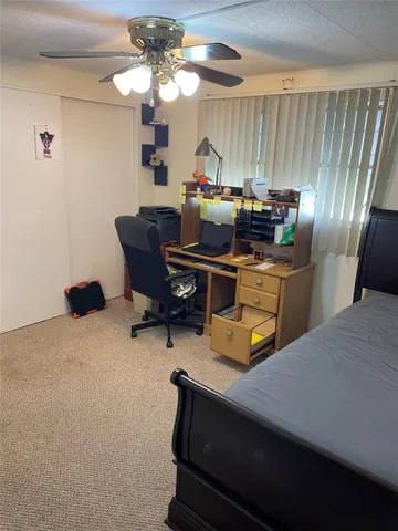 a room with furniture