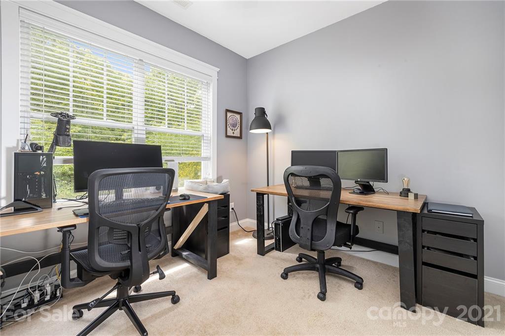 13524 Stumptown Road Huntersville, NC 28078 - Photo 13 of 26 a view of a workspace with furniture and a window