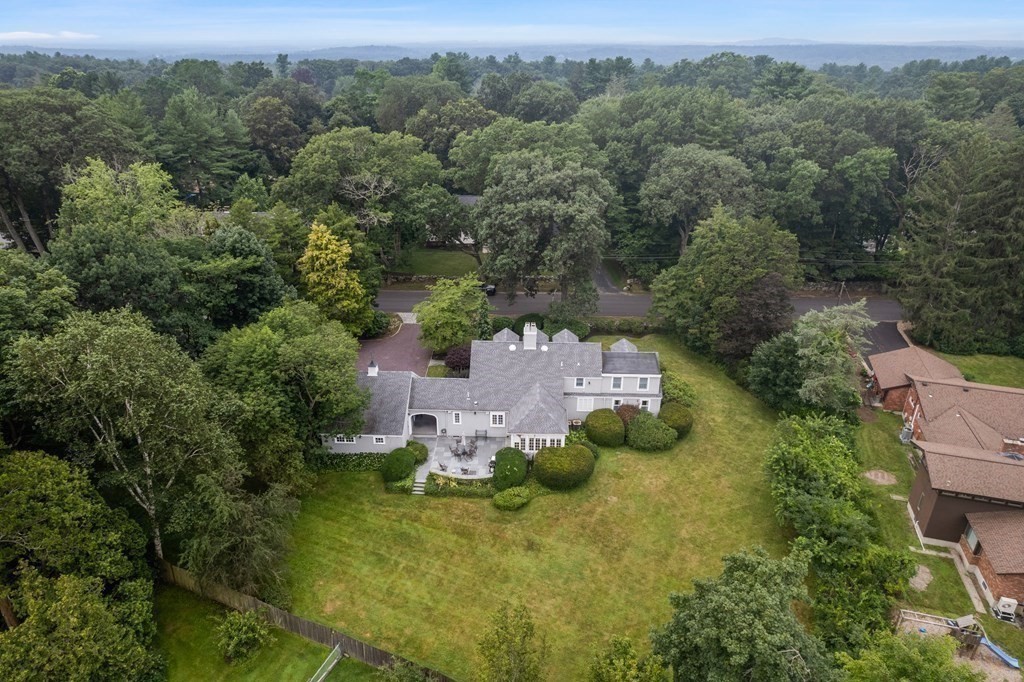 32 Hidden Road Andover, MA 01810 - Photo 8 of 34 an aerial view of a house with a garden