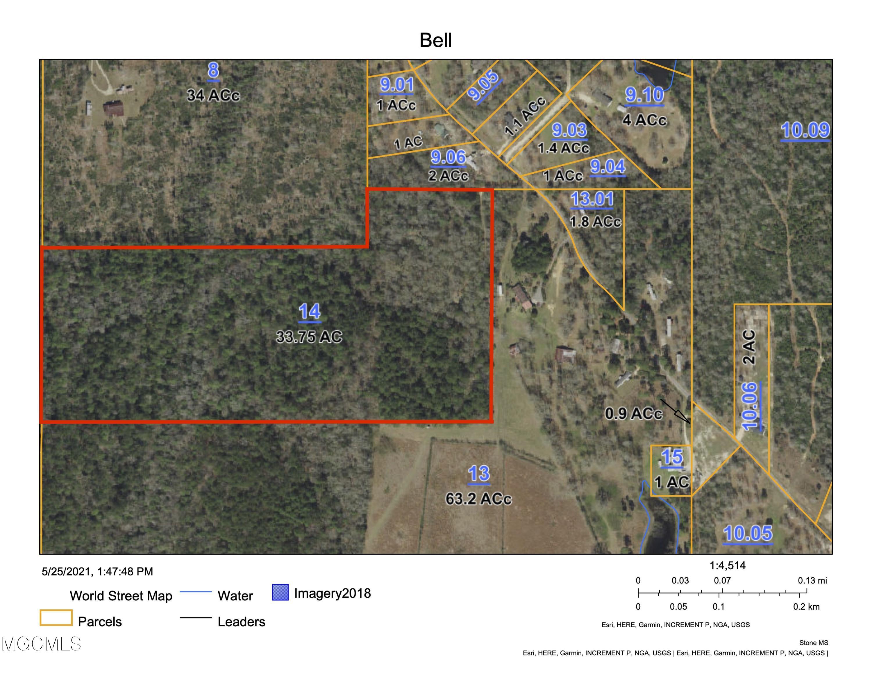 Carl Taylor Road Wiggins, MS 39577 - Photo 1 of 1 Bell - Carl Taylor Rd - Tax Assessor Map