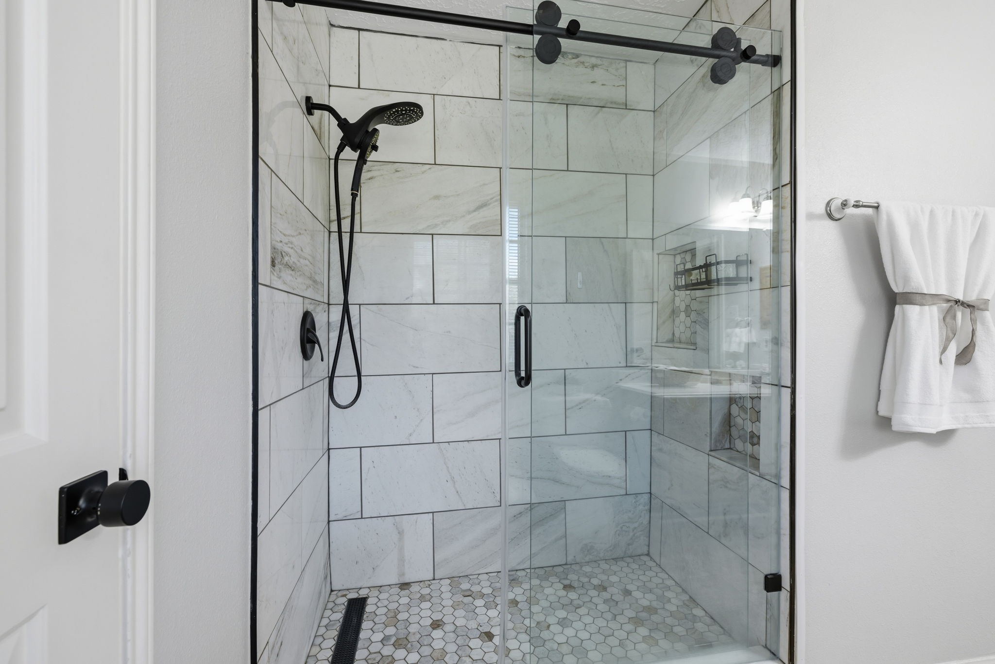 8403 Northbridge Drive Spring, TX 77379 - Photo 28 of 50 a bathroom with a shower