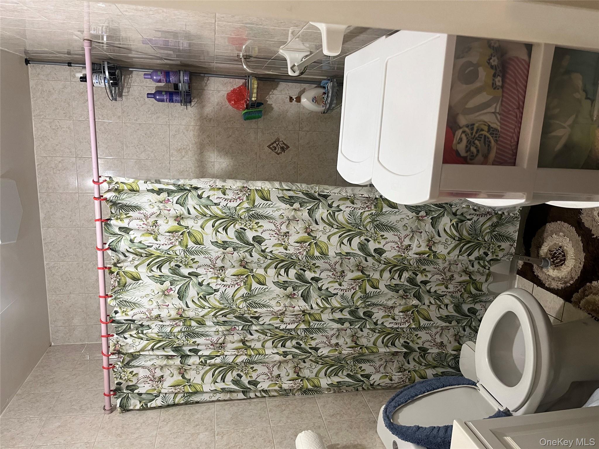 137-15 220th Place Queens, NY 11413 - Photo 11 of 28 a bathroom with a toilet and a sink