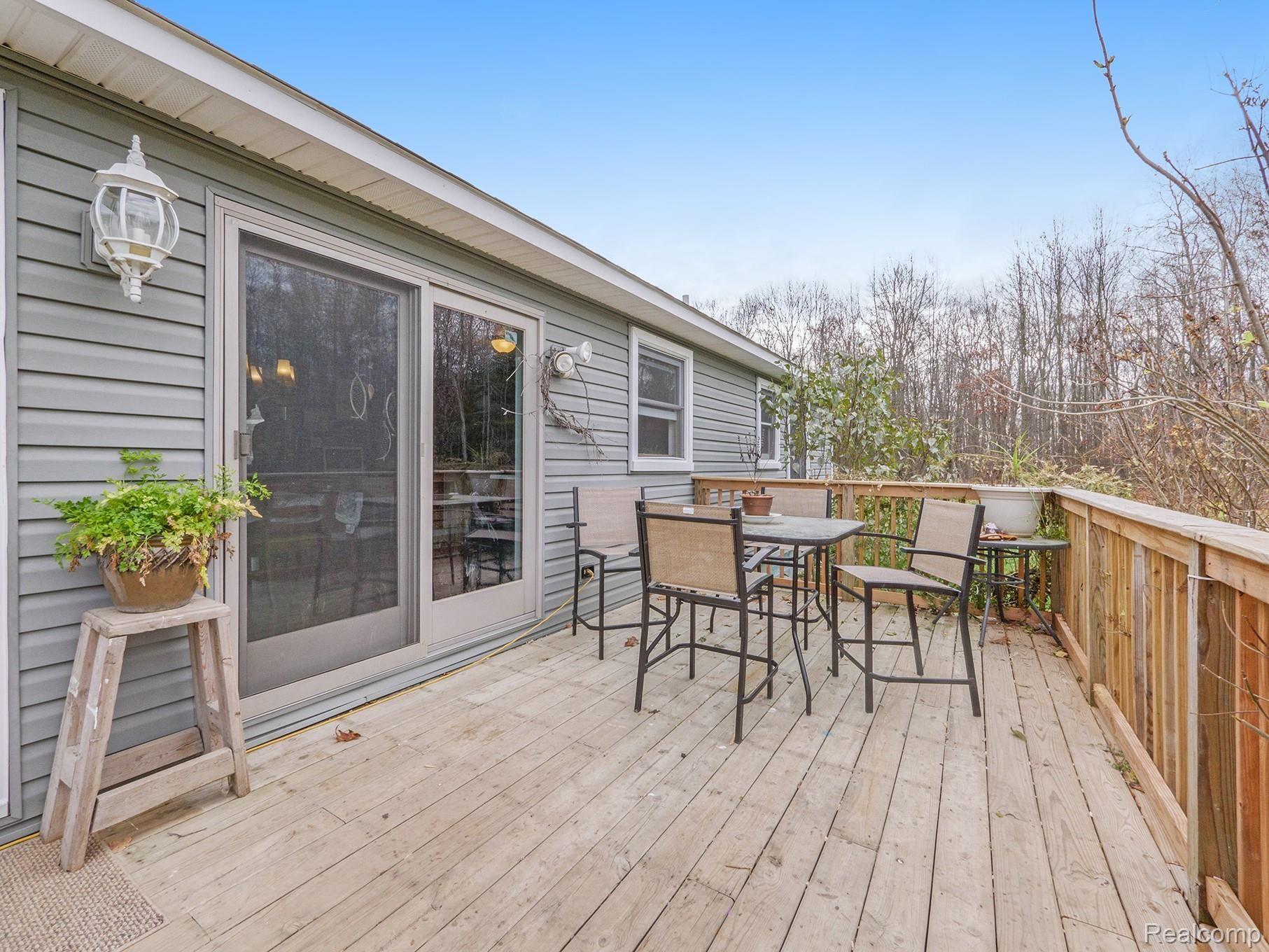 1365 West Marr Road Howell, MI 48855 - Photo 21 of 30 rear deck with great views of backyard