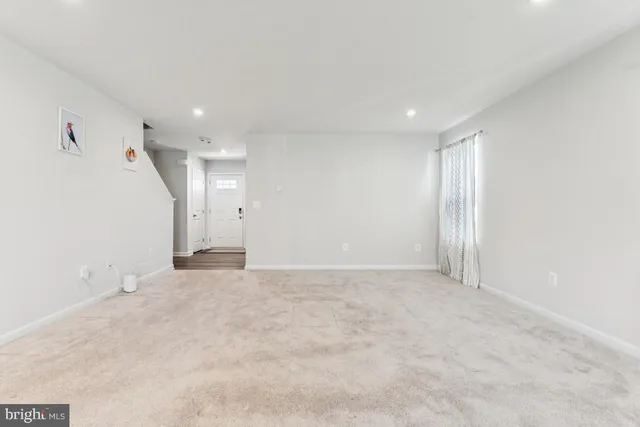 a view of an empty room