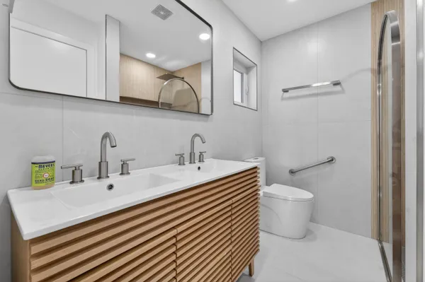 a bathroom with a sink and a toilet