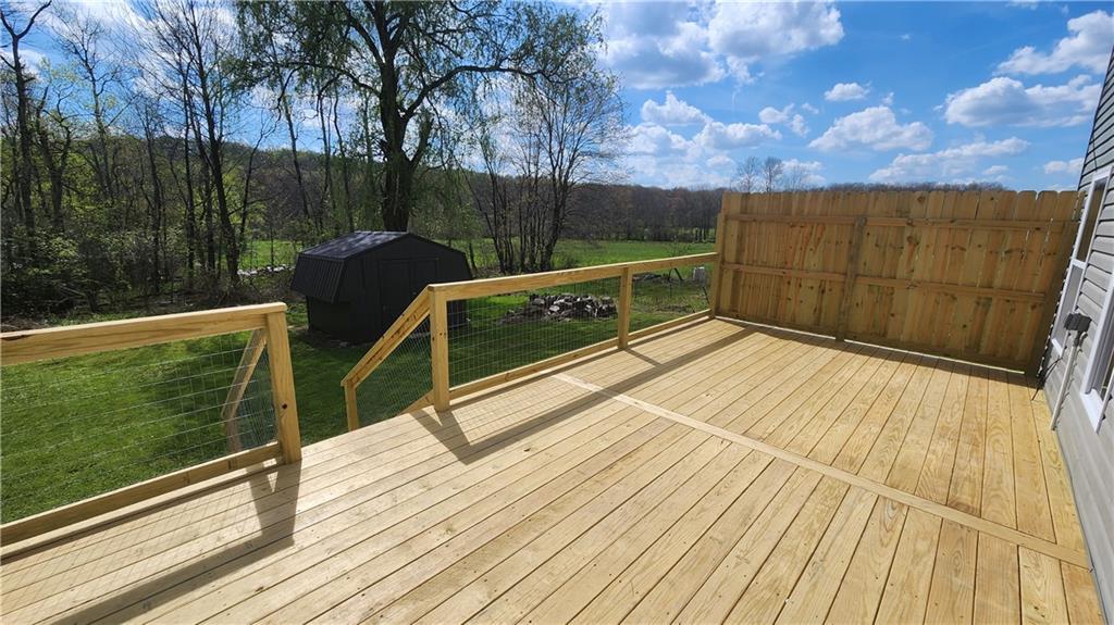 176 Duncan Road Harrisville, PA 16038 - Photo 27 of 48 wire fence around decking
