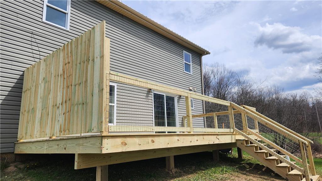 176 Duncan Road Harrisville, PA 16038 - Photo 9 of 48 Huge deck!