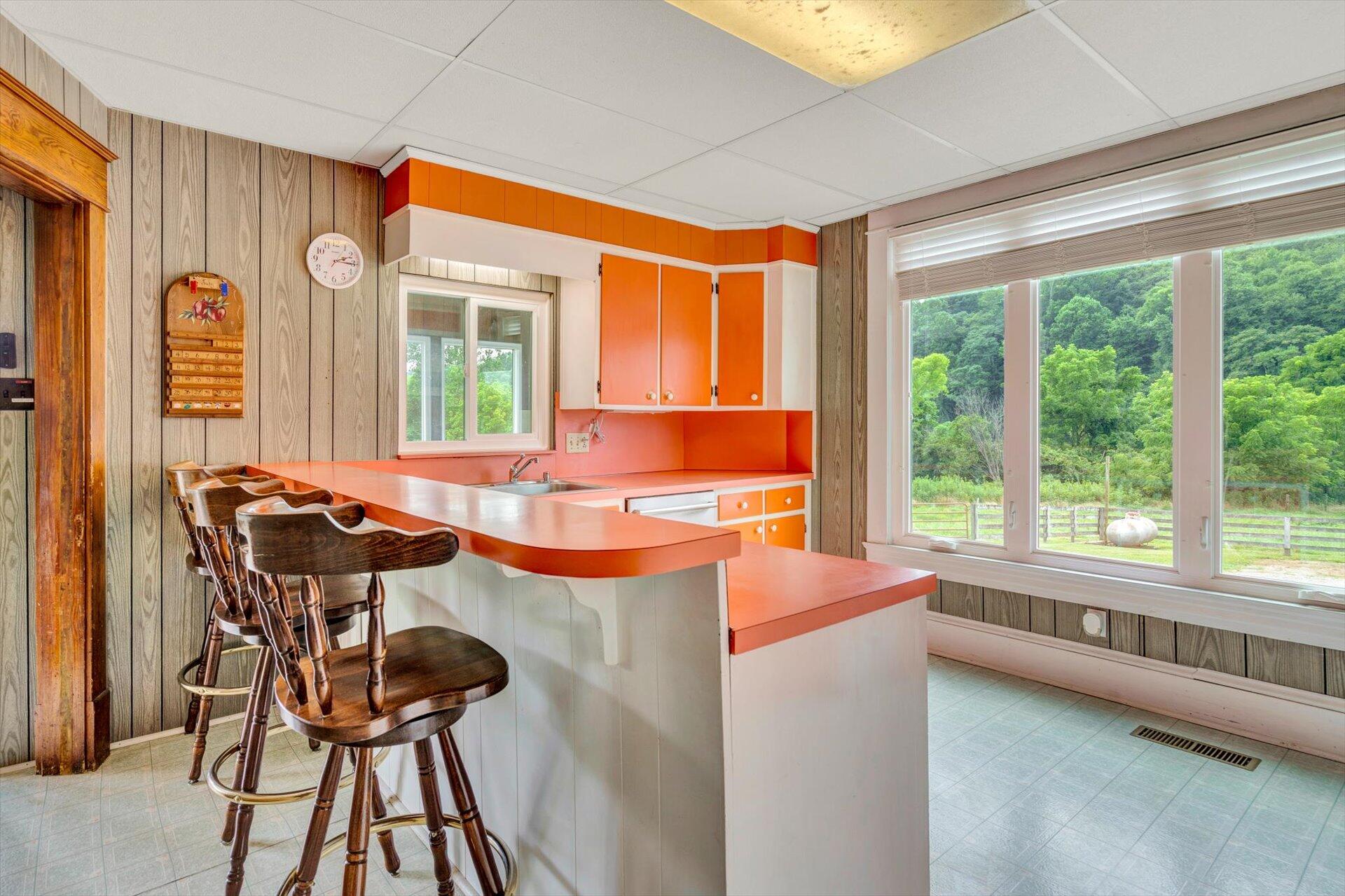 3567 Dillons Mill Road Callaway, VA 24067 - Photo 16 of 37 a dining room with furniture and large windows