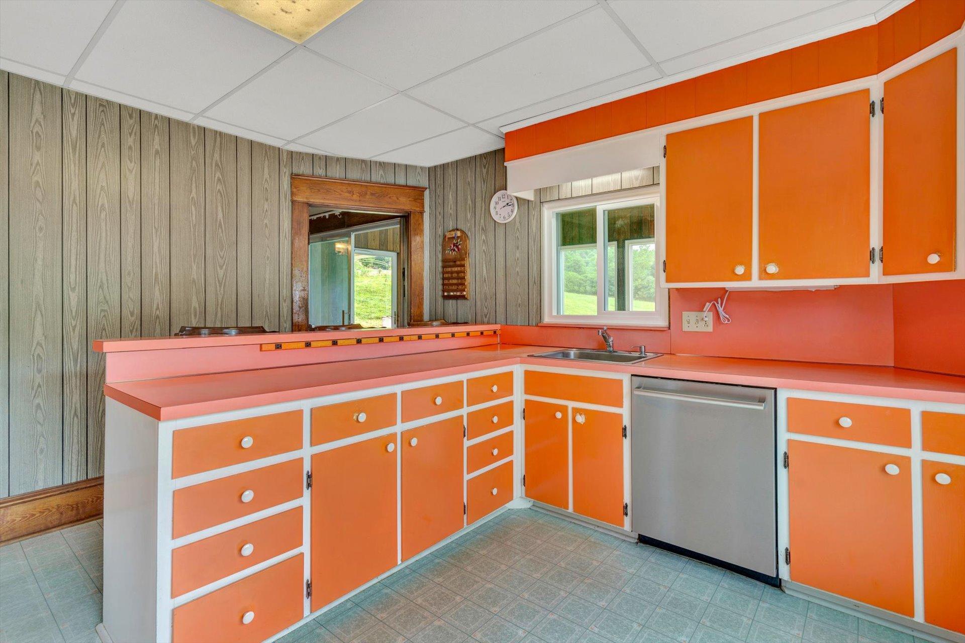 3567 Dillons Mill Road Callaway, VA 24067 - Photo 17 of 37 a view of a kitchen counter space and windows