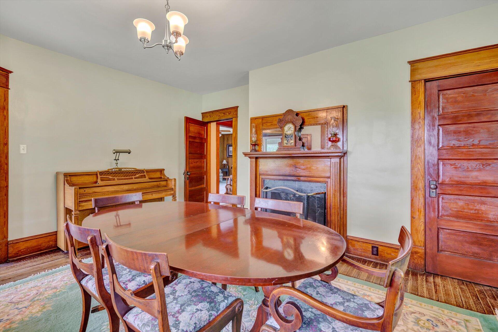 3567 Dillons Mill Road Callaway, VA 24067 - Photo 21 of 37 a dining room with furniture and wooden floor