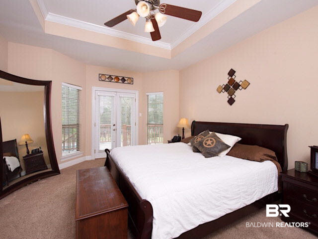 9380 Greenleaf Drive Daphne, AL 36527 - Photo 15 of 24 Master Suite with plenty of natural light, tray ceiling, a spacious bath, and private access to back deck!