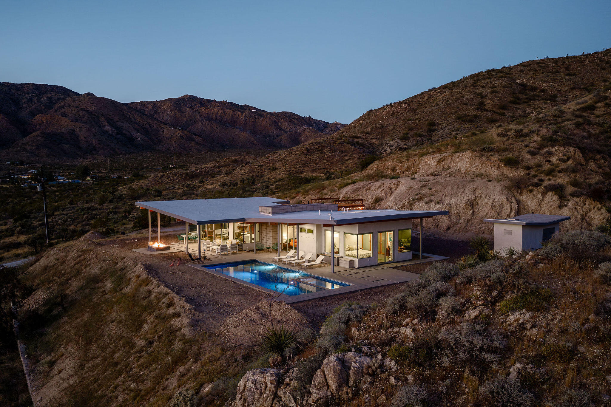 53145 Northridge Road Morongo Valley, CA 92256 - Photo 1 of 48 a view of house with outdoor space