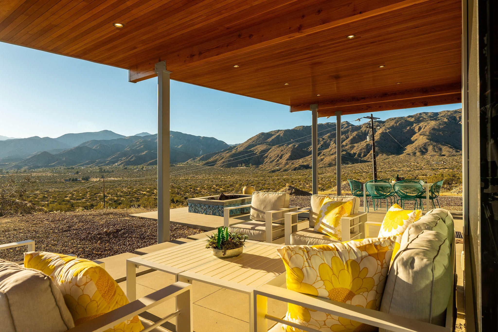 53145 Northridge Road Morongo Valley, CA 92256 - Photo 27 of 48 a view of a balcony with ocean view