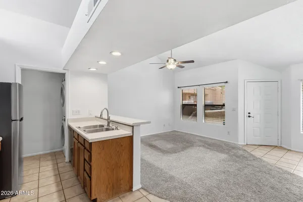 a room with storage and utility