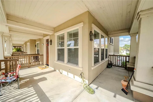 a view of a house with a porch