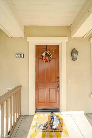 a view of a entryway door of the house