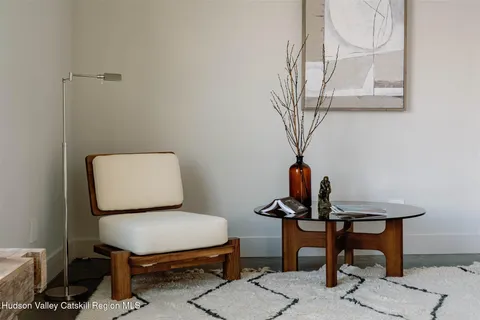 a view of a workspace with furniture