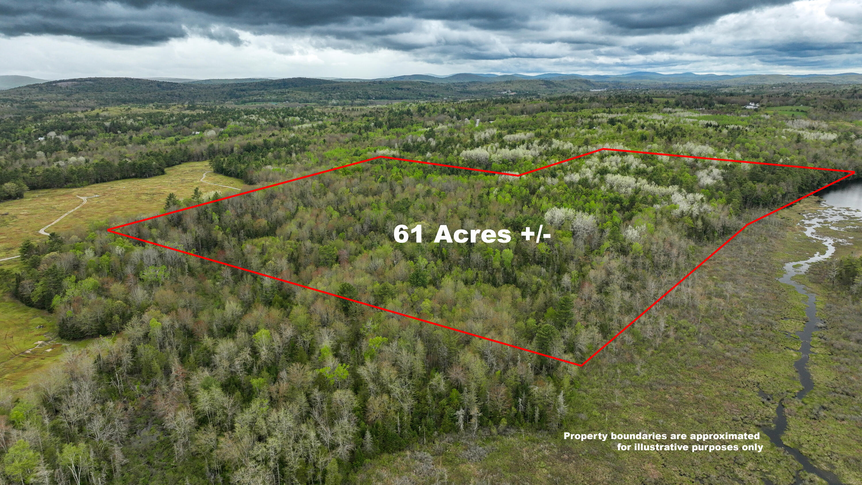 Campground Road 61 Acres with Border