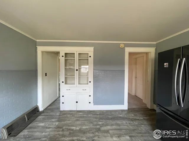 a room with storage and utility