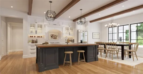 a very nice looking room with a large window