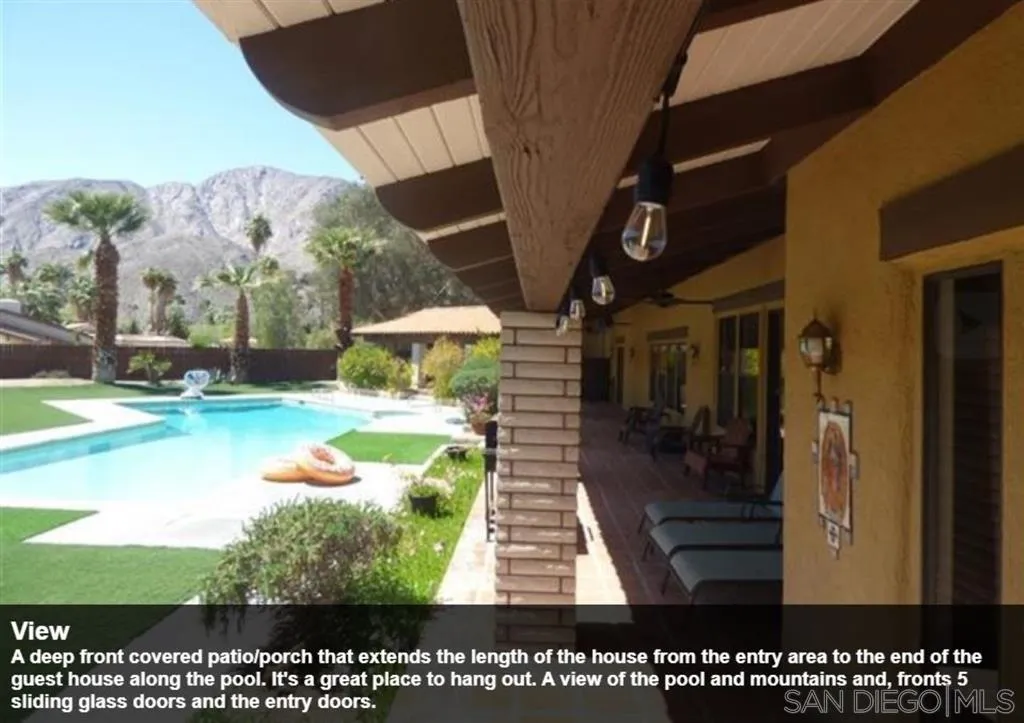 438 De Anza Spur Road Borrego Springs, CA 92004 - Photo 18 of 74 a view of a back yard of the house