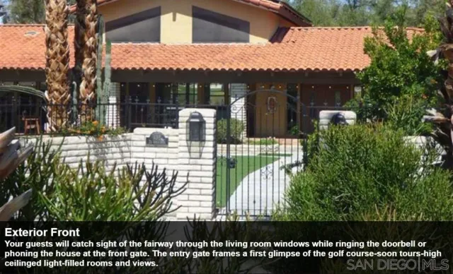 a view of a chairs and table in the patio