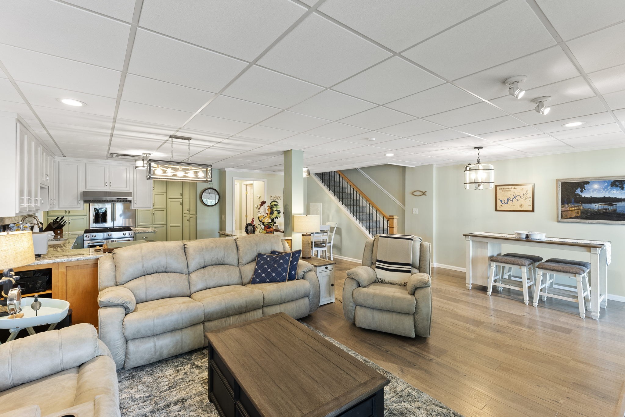 812 Burton Point Road Mount Juliet, TN 37122 - Photo 24 of 59 a living room with furniture and wooden floor