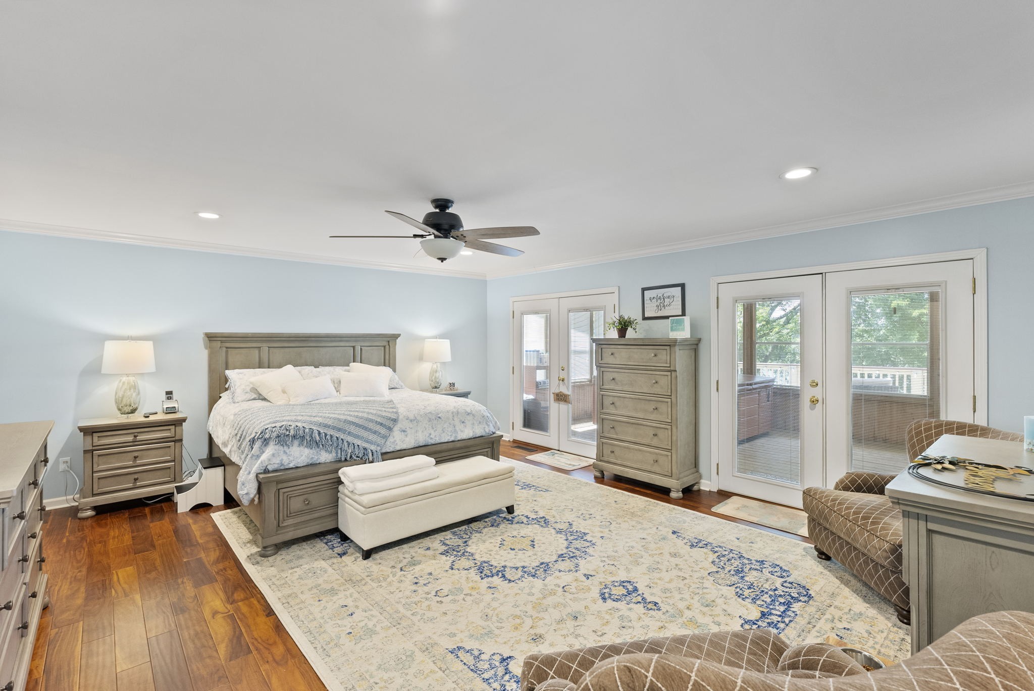 812 Burton Point Road Mount Juliet, TN 37122 - Photo 7 of 59 a bedroom with a large bed and a window