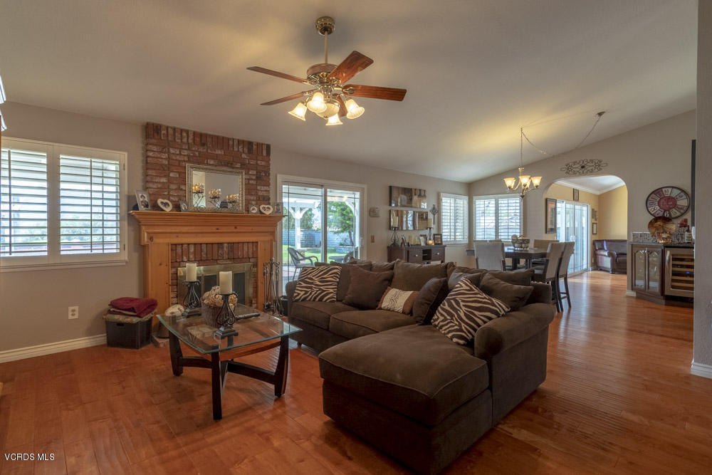 1795 Rambling Road Simi Valley, CA 93065 - Photo 9 of 60 a living room with furniture and a fireplace