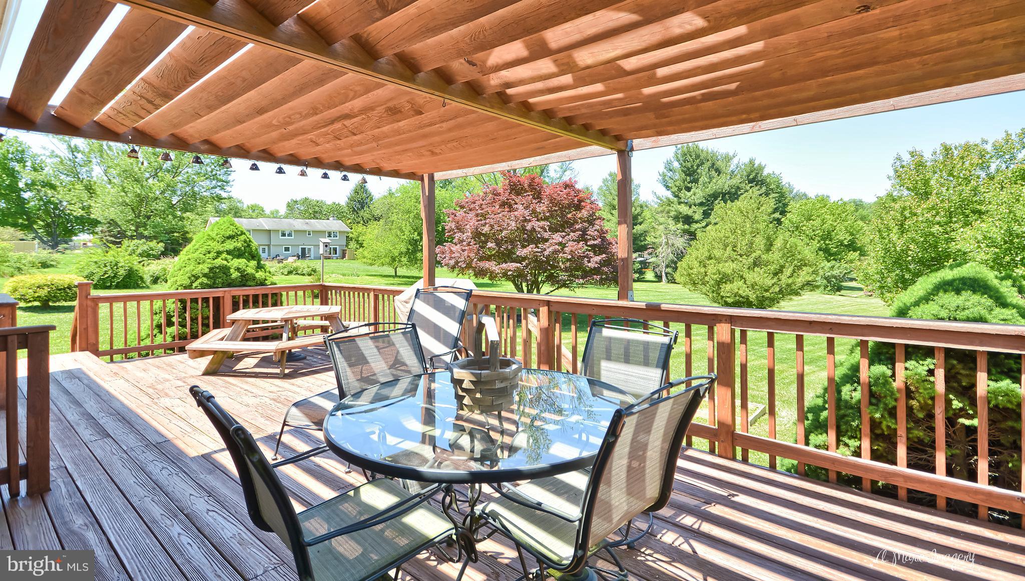 5190 Perry Road Mount Airy, MD 21771 - Photo 11 of 30 Custom deck with sun sensitive blinds.