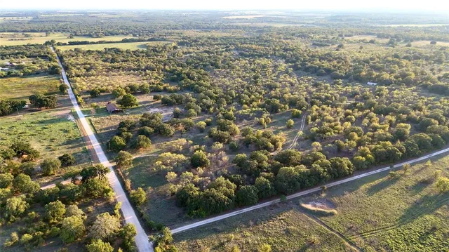 an aerial view of mountain with trees