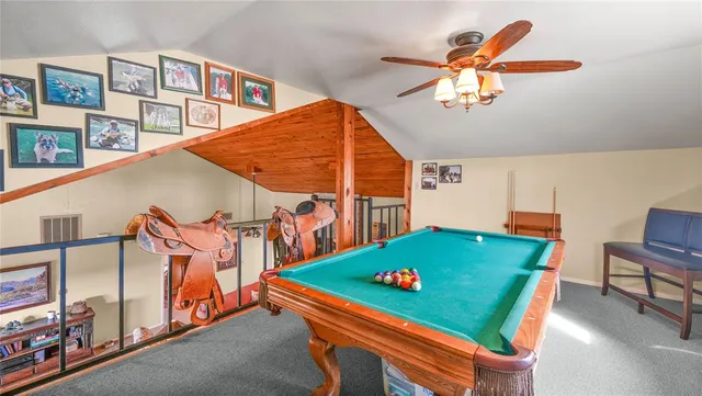 a room with musical instruments