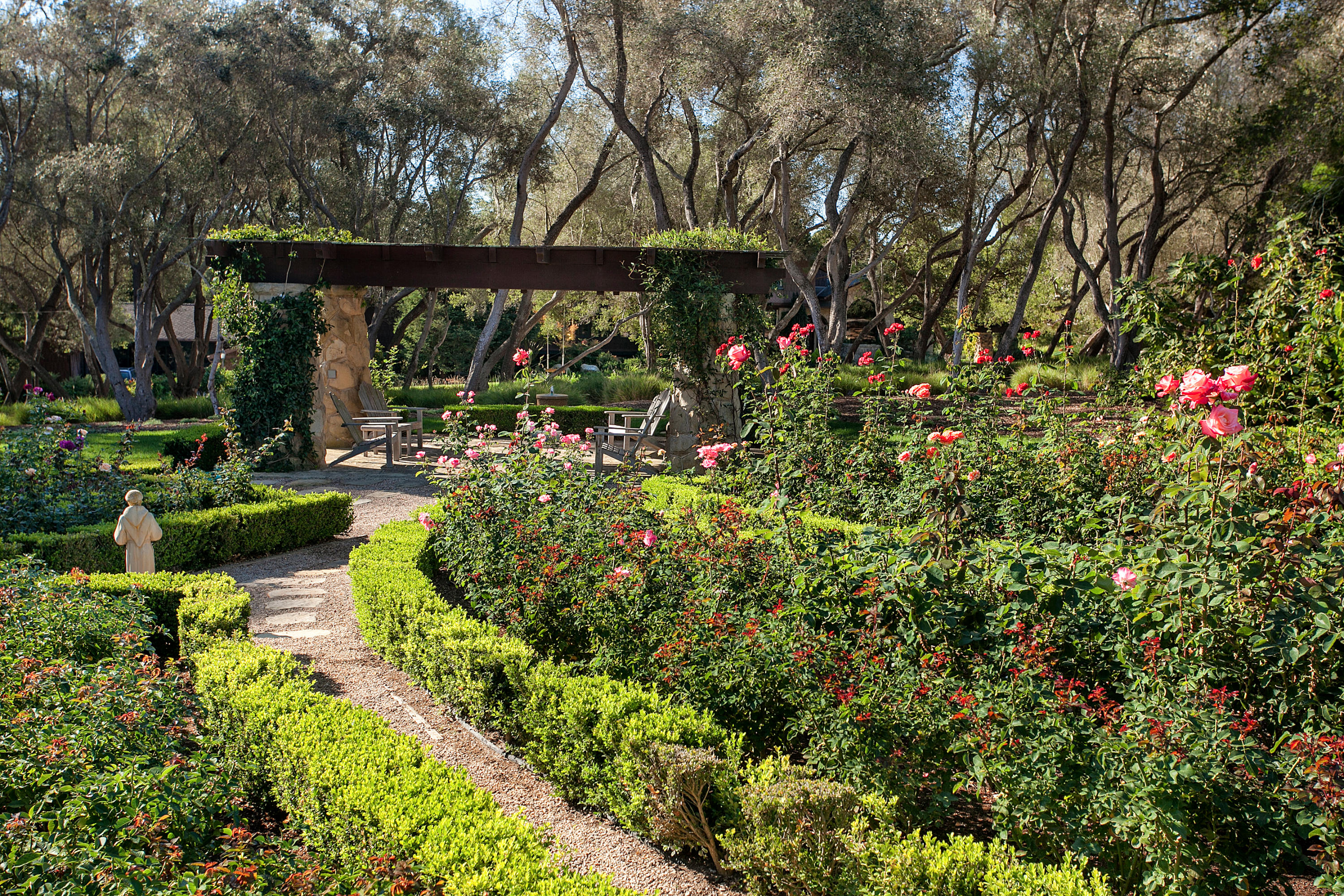 699 San Ysidro Road Montecito, CA 93108 - Photo 25 of 36 a view of a garden with plants