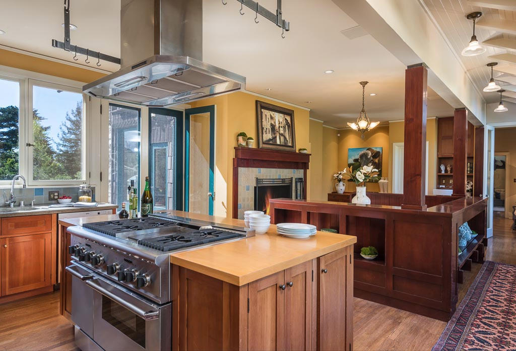 699 San Ysidro Road Montecito, CA 93108 - Photo 5 of 36 a kitchen with a stove and a refrigerator