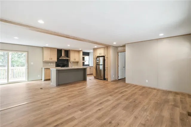 a view of empty room