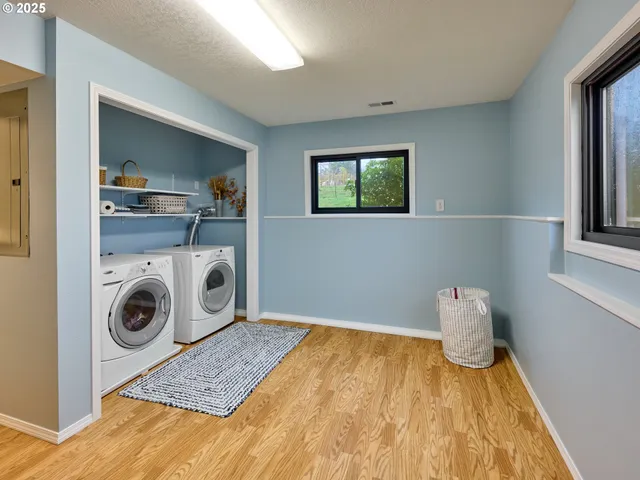 a bed room with a bed and a view of bathroom
