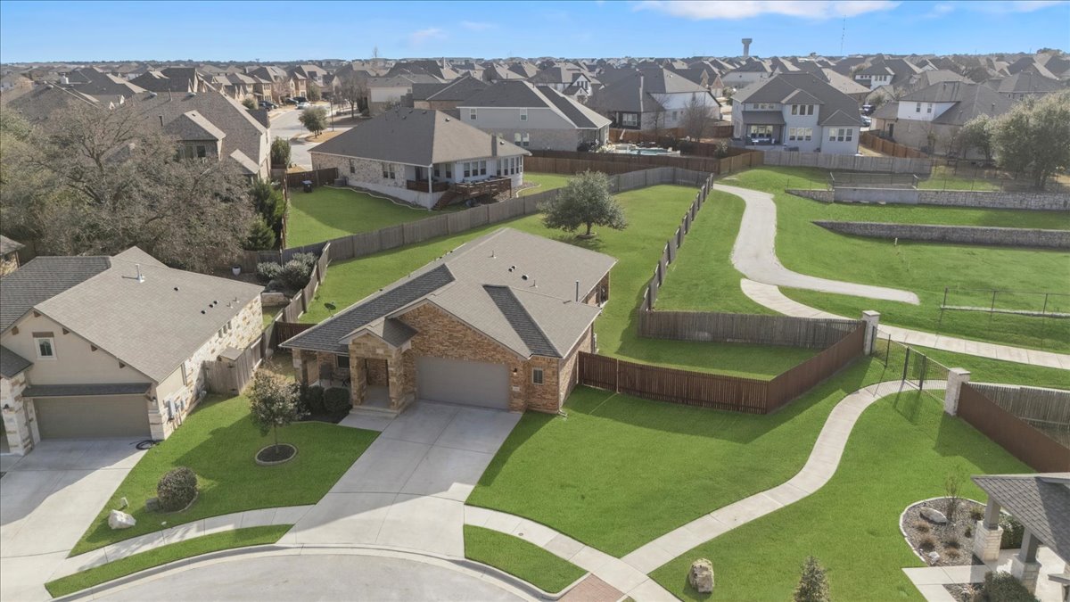 304 Morning Ridge Georgetown, TX 78628 - Photo 2 of 31 Aerial perspective of suburban area
