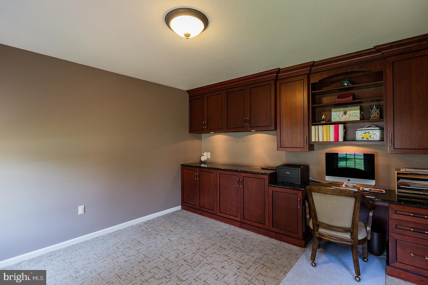 160 Olde Field Drive Lititz, PA 17543 - Photo 18 of 56 Office with built in cabinets, shelves and desk