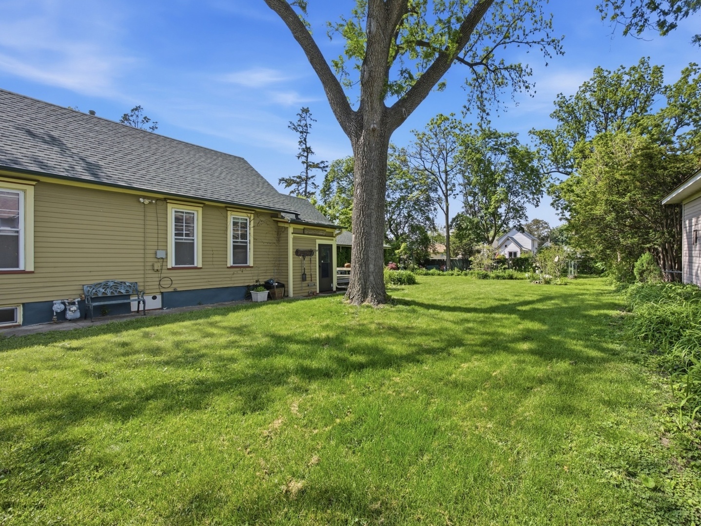 570 Addison Street Elgin, IL 60120 - Photo 12 of 17 a backyard of a house with lots of green space