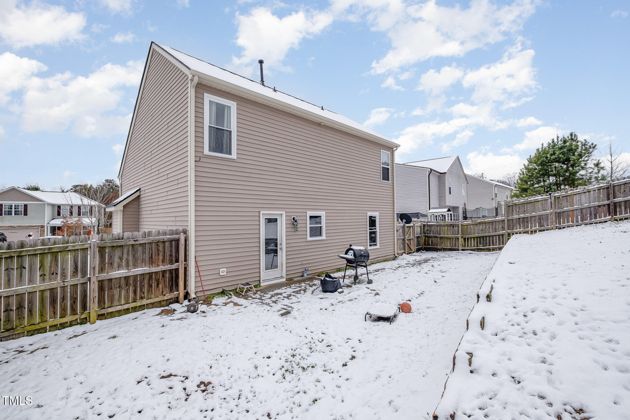 5627 Quitman Trail Raleigh, NC 27610 - Photo 20 of 26 a view of a terrace with a barbeque