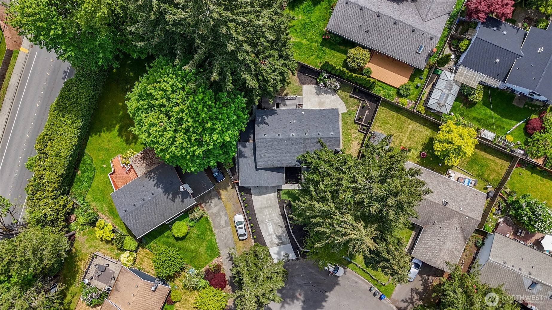 416 221st Street Southwest Bothell, WA 98021 - Photo 39 of 40 an aerial view of a house with outdoor space and street view