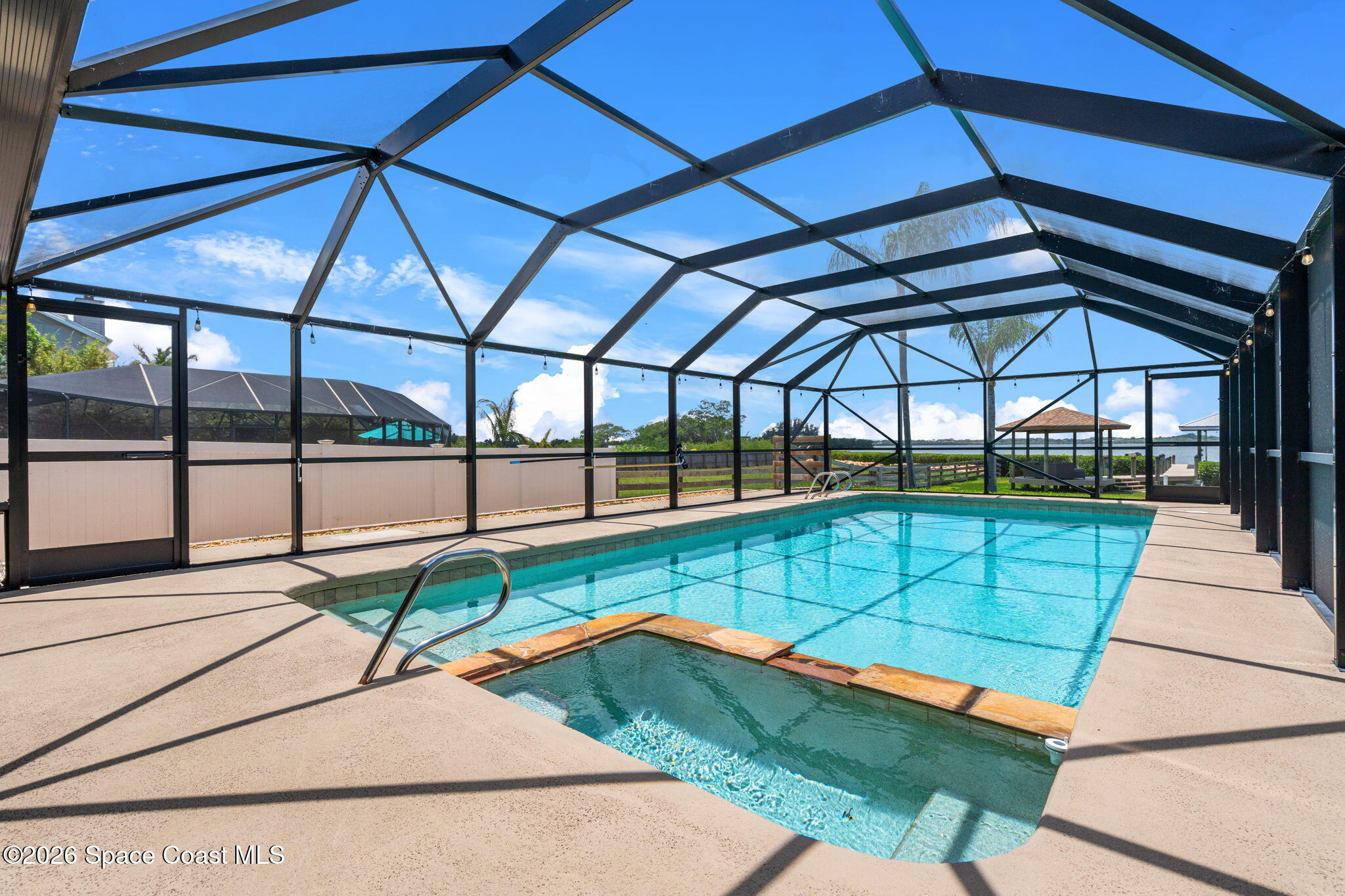 1225 Faulkingham Road Merritt Island, FL 32952 - Photo 56 of 88 Screened Pool and Spa