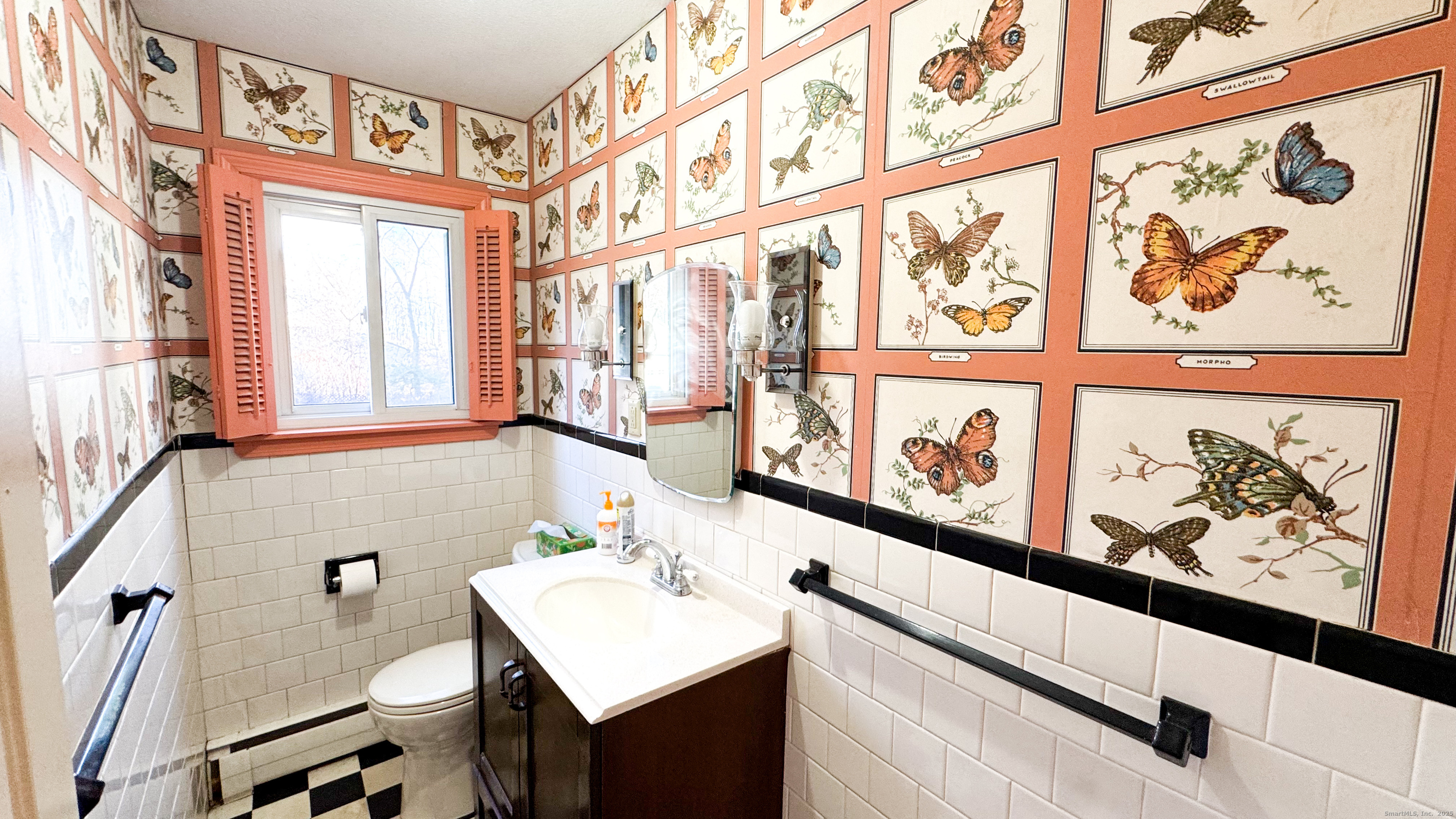 338 Main Street Hampton, CT 06247 - Photo 19 of 31 a bathroom with a sink a mirror and a window