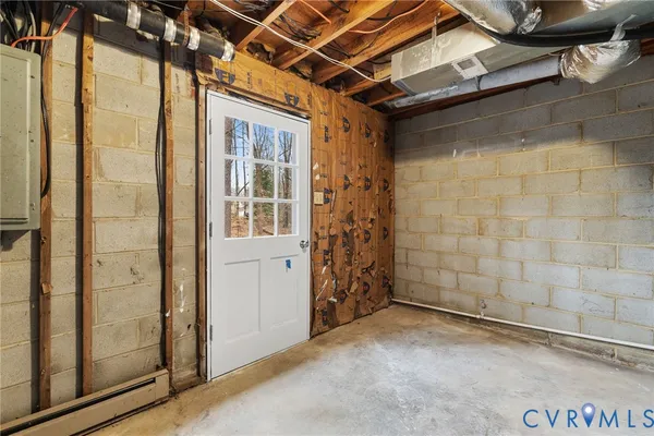 a view of an empty room