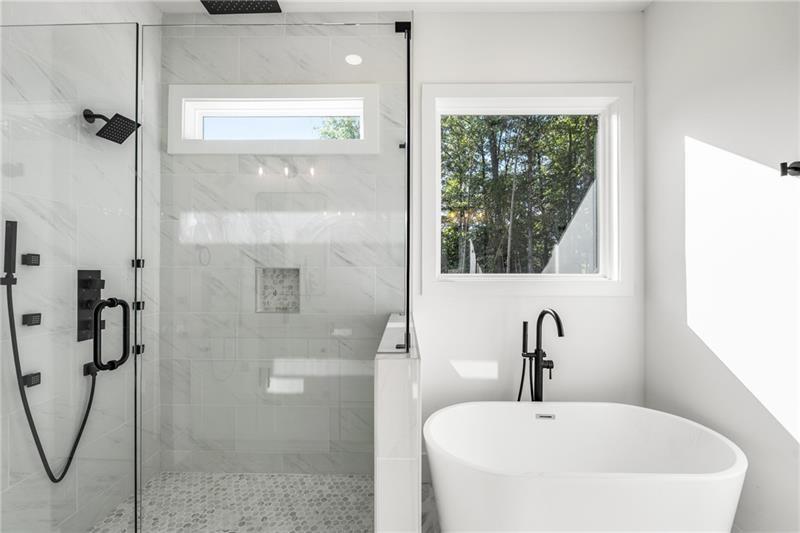 7252 Creekside Way Jefferson, GA 30549 - Photo 25 of 52 a bathroom with a shower and a sink