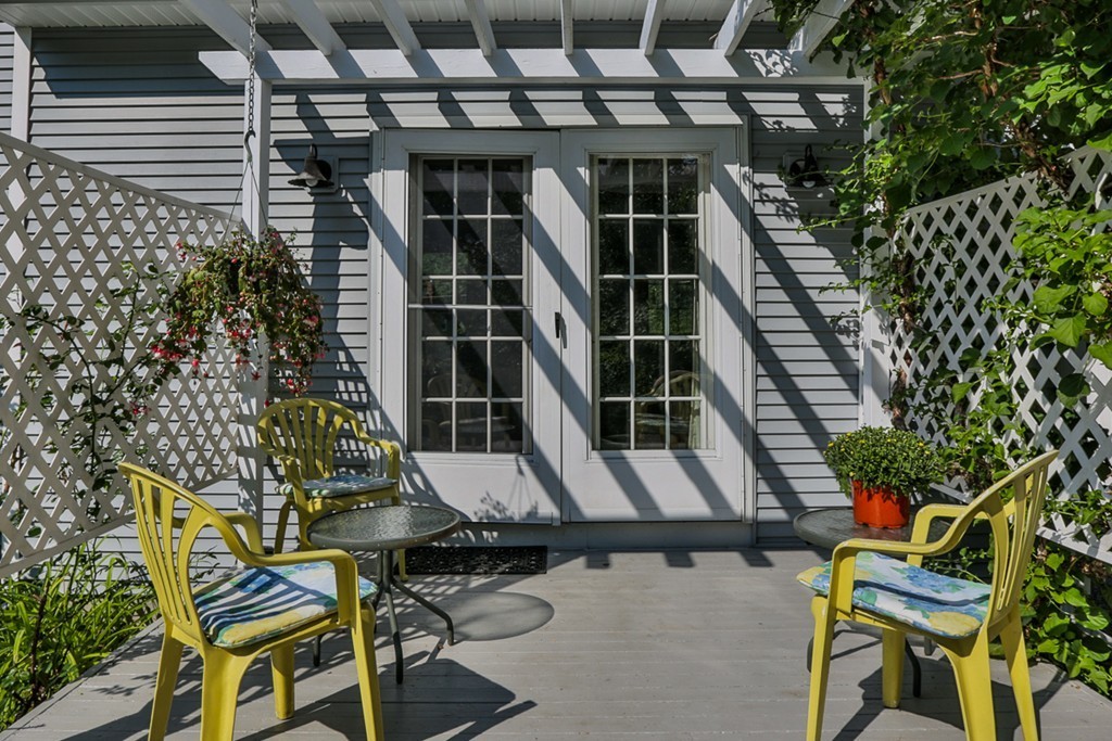 14 Belmont Road Billerica, MA 01821 - Photo 9 of 30 a view of roof deck with chairs and potted plants